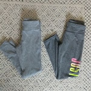 2 pairs of Justice leggings